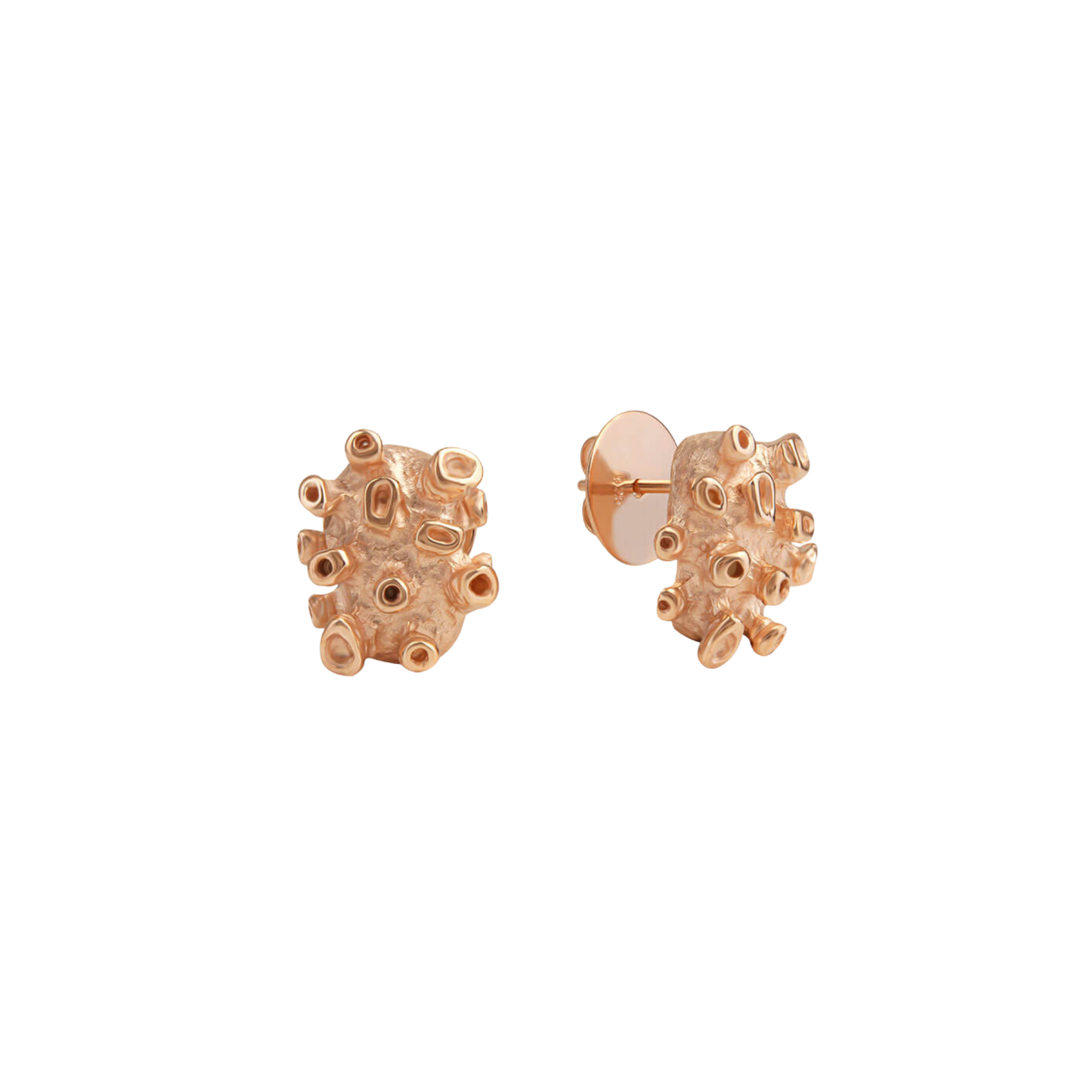 CORAL Earrings – Rose Gold