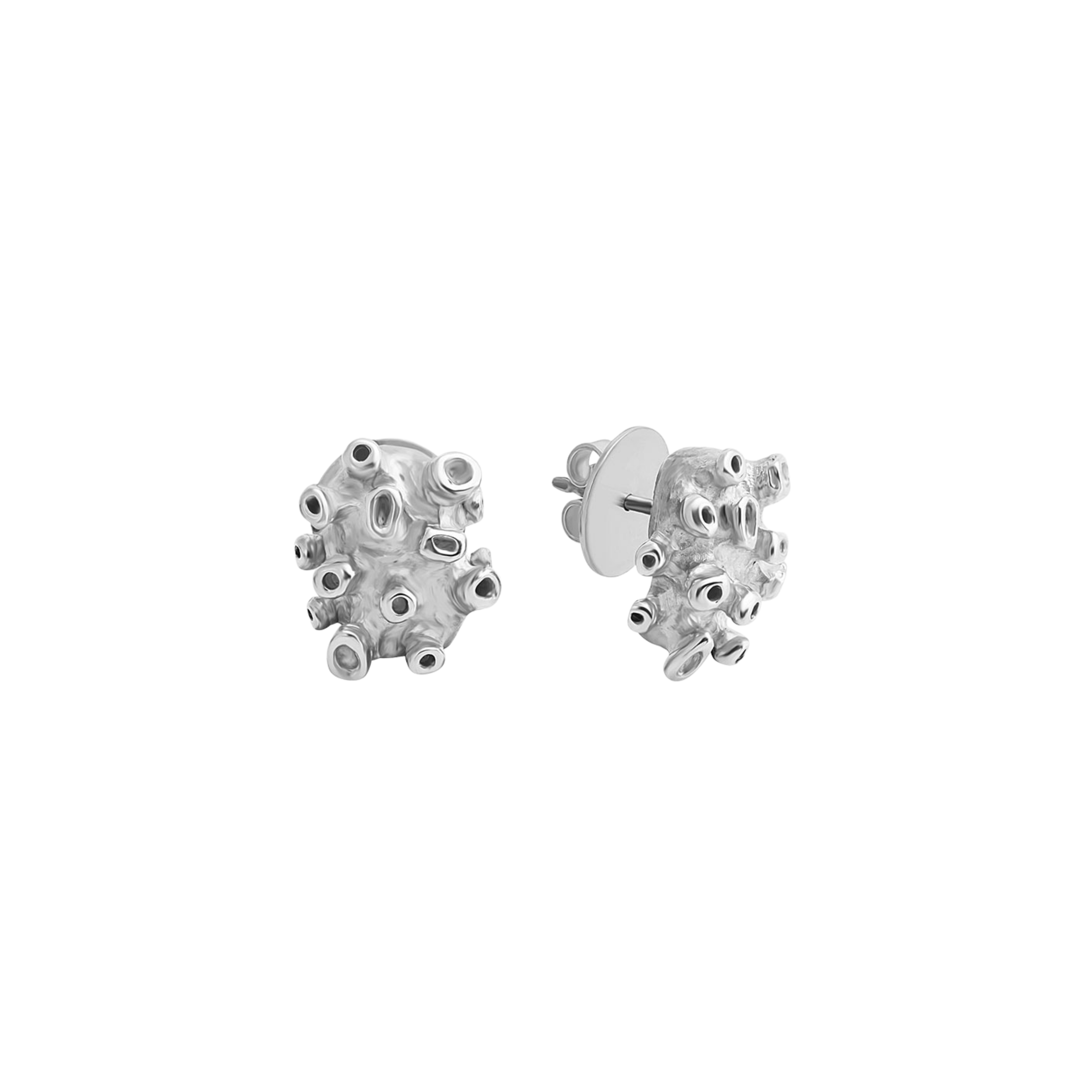 CORAL Earrings – Silver