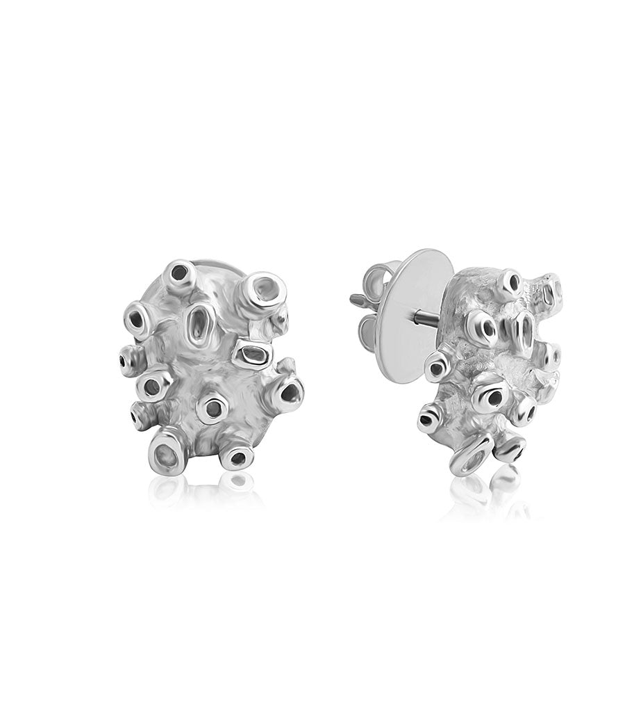 CORAL Earrings – Silver