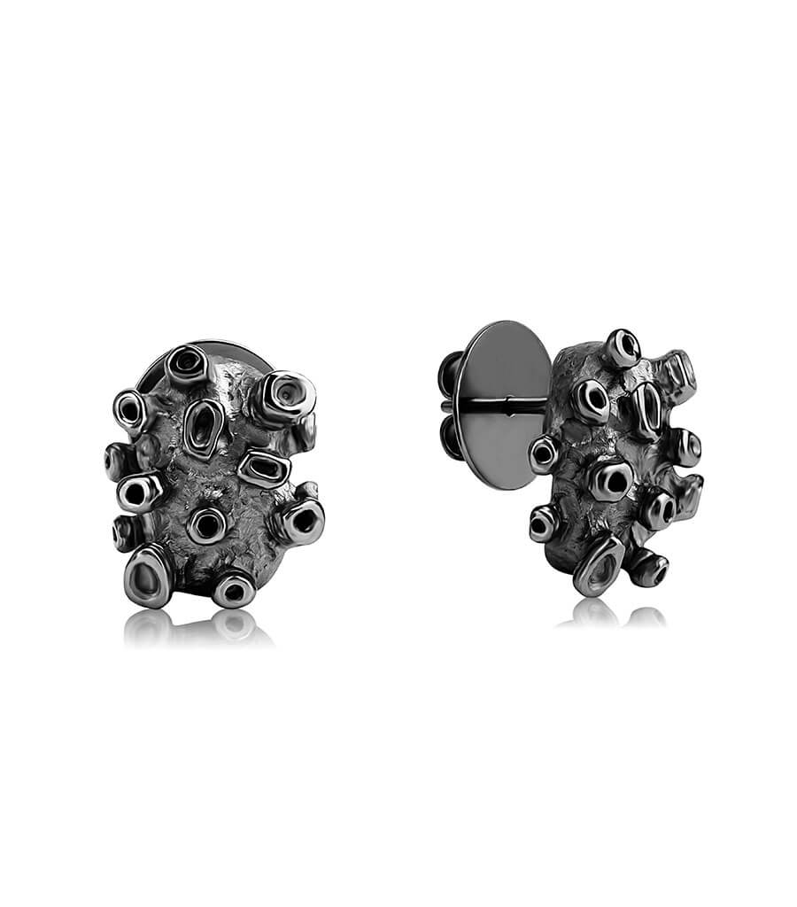 CORAL Earrings – Black