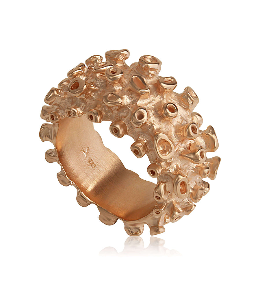 CORAL Bold Ring – Rose Gold